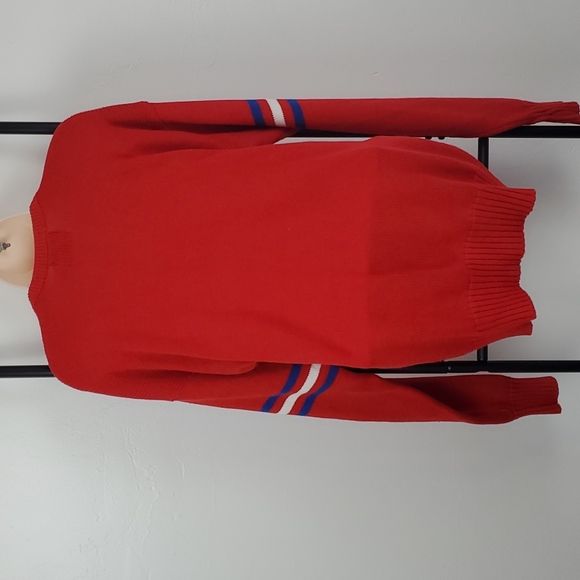 Rare Pro-Line Casual New England Patriots v-neck sweater oversize size S - Picture 4 of 6